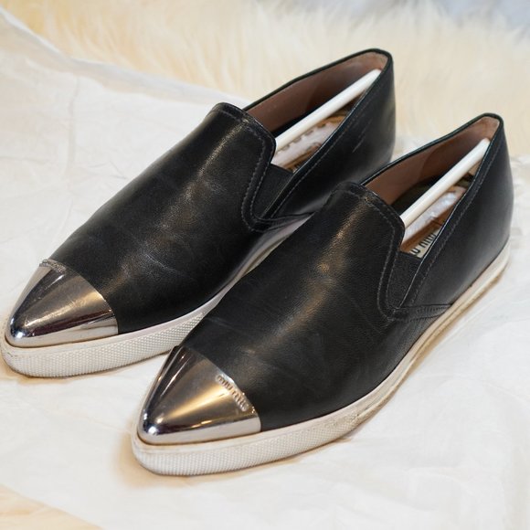 MiuMiu loafer metal cap toe - Picture 3 of 5
